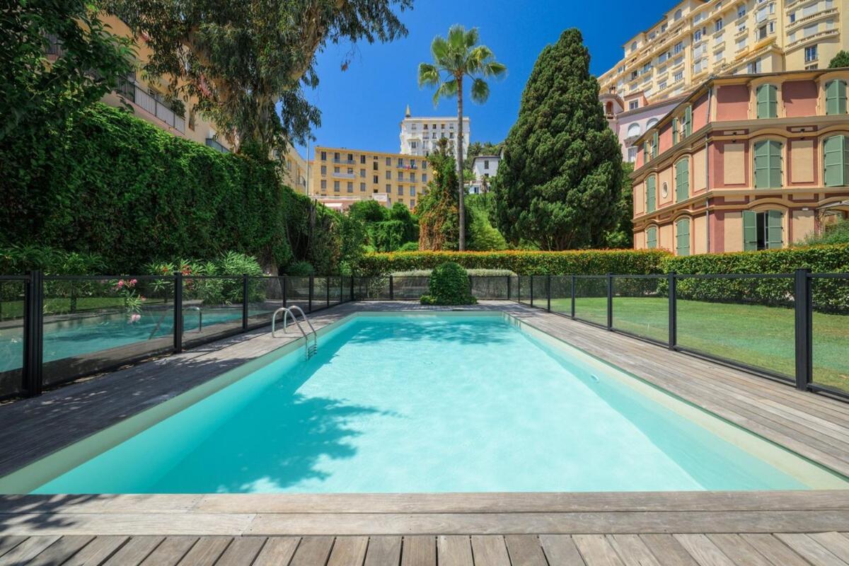 Apartmán Le Coq Wagner - Garage - Swimming Pool Menton Exteriér fotografie