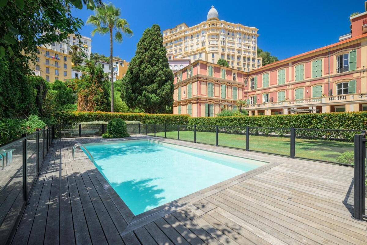 Apartmán Le Coq Wagner - Garage - Swimming Pool Menton Exteriér fotografie